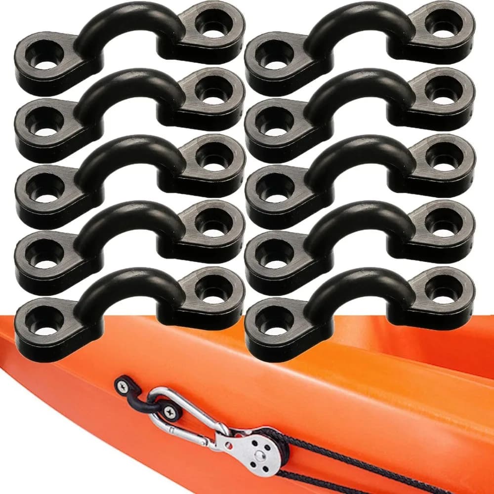 Kit de clips et cordes élastiques pour kayak, bateau gonflable, pêche et sports nautiques - Accessoires de pont