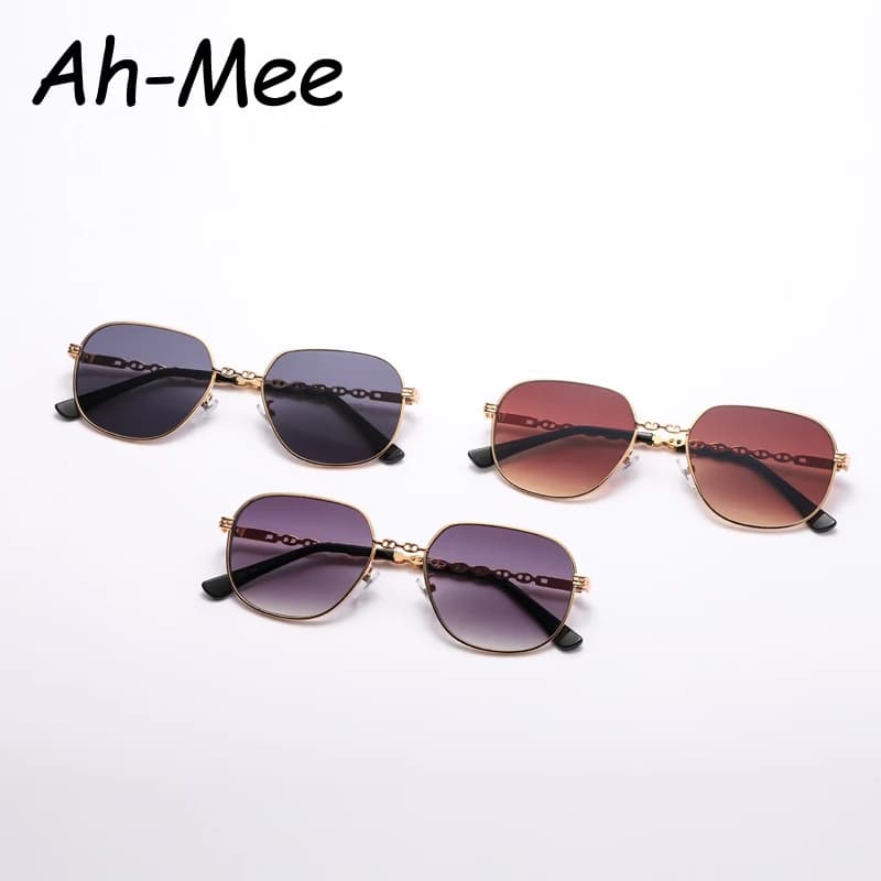 Lunettes de soleil vintage carrées pour femme - Style rétro pour pêche à la truite en montagne