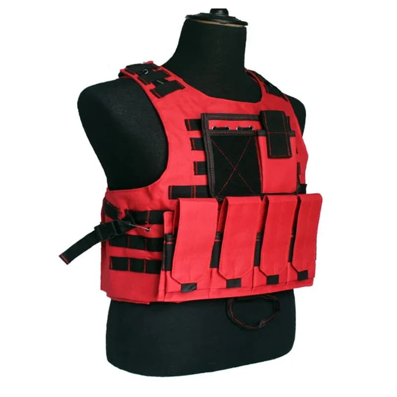 Gilet tactique fluorescence équipement MOLLE - Veste camouflage chasse pêche sports outdoor - Waistcoat tactique