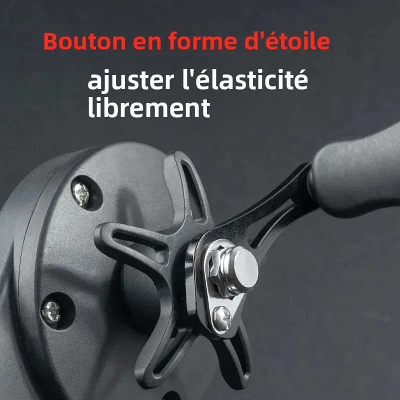 Bobineur de ligne de pêche léger LINNHUE antirouille robuste pour moulinet spinning et baitcasting