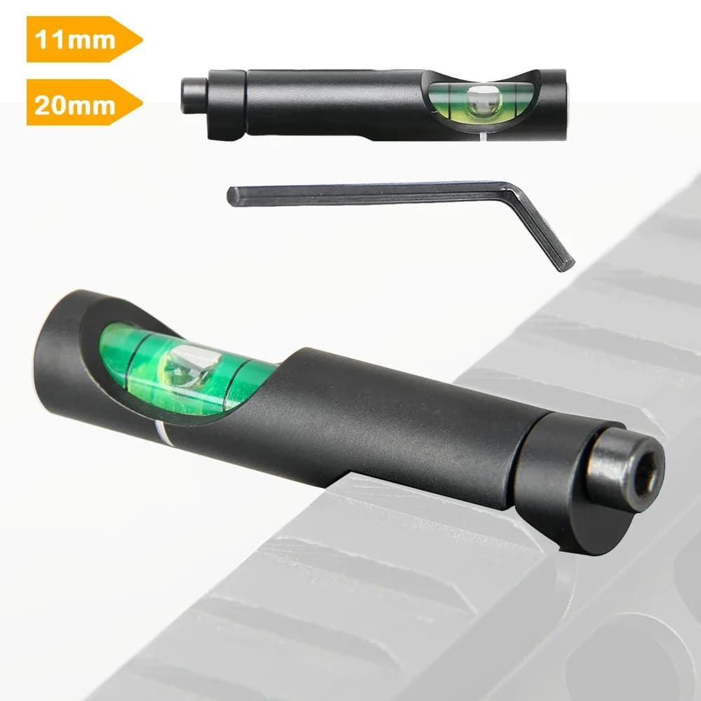 Niveau à bulle précision 0.1° pêche carpe rifle scope 11mm/20mm rail guidage outils nivellement alliage
