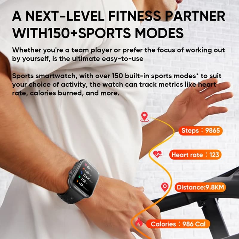 Bracelet connecté iOS Watch Ultra 2 SE - Écran AMOLED, GPS, 1000mAh, étanche sport - Homme femme