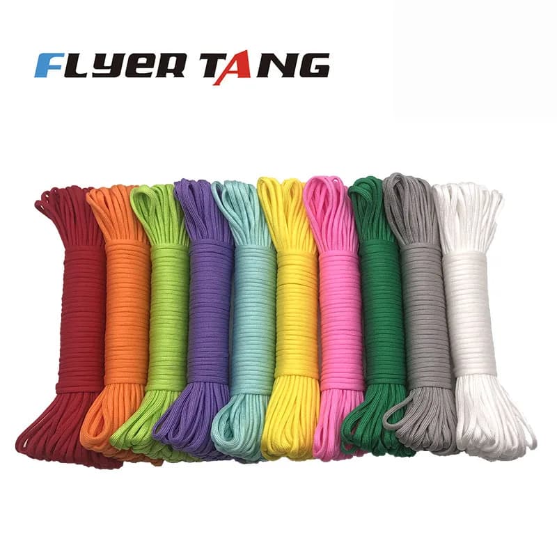 Paracord 550 survie 4mm - Corde parachute 7 brins pour camping pêche randonnée et bracelets