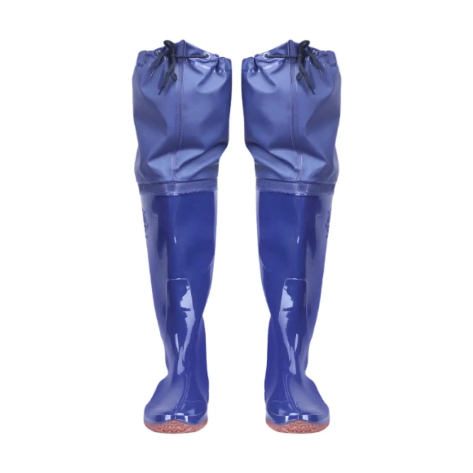 Bottes cuissardes PVC hauteur 60cm homme imperméables résistantes pêche wading