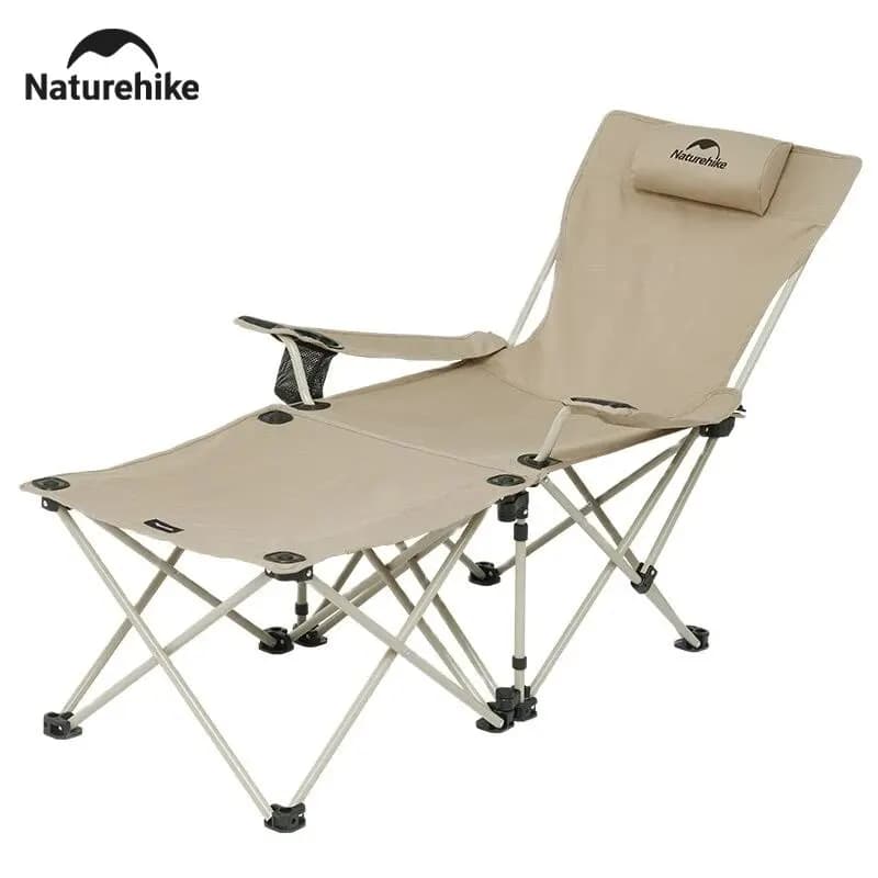 Chaise pliante Naturehike pour pêche et camping - Siège allongable portable pour jardin et plage