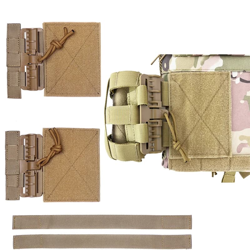 Kit 2PCS boucles dégagement rapide - Ensemble universel pour gilets JPC 6094 pêche