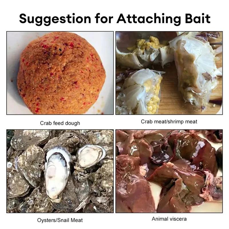 Piège à poissons et crabes automatique en acier pour pêche en mer et eau salée