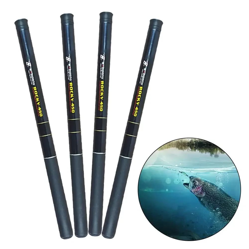 Canne télescopique ultralight carbone portable pour pêche carpe et feeder en lac et rivière