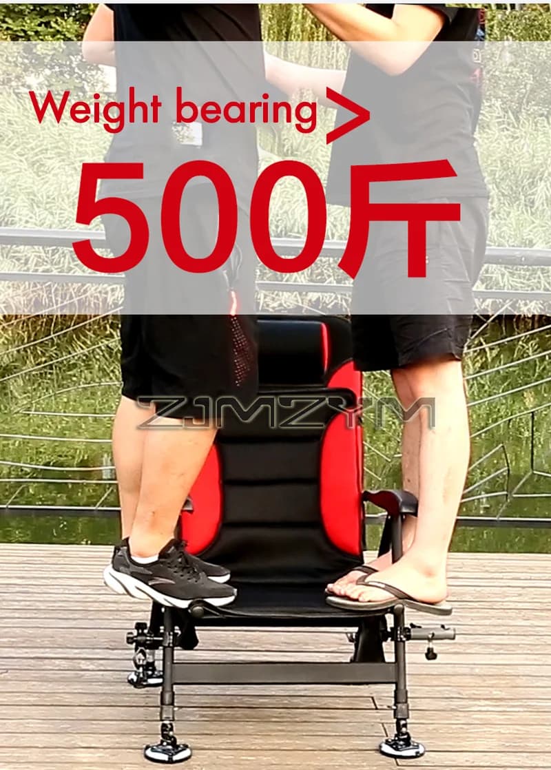 Chaise de pêche réglable multi-positions - Siège pliant européen inclinable pour pêche confortable