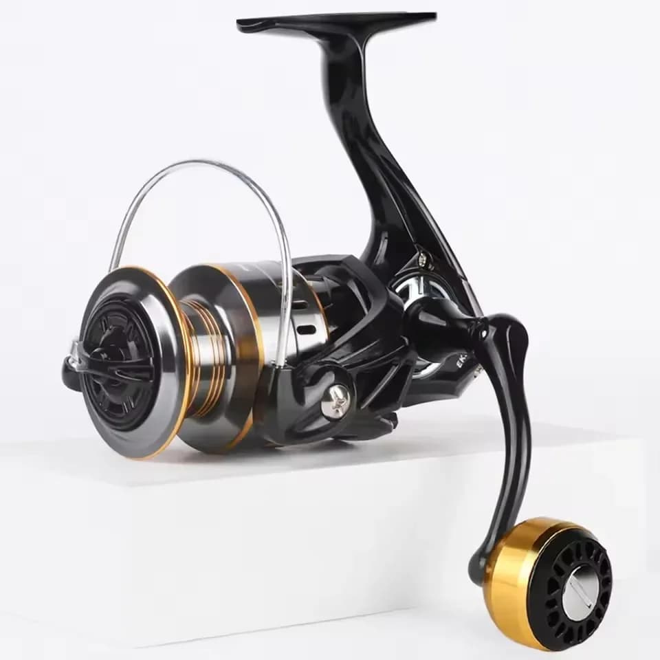 Moulinet de pêche spinning professionnel GLS ultra-léger ratio 5.2:1 26LB drag pour eau douce et mer