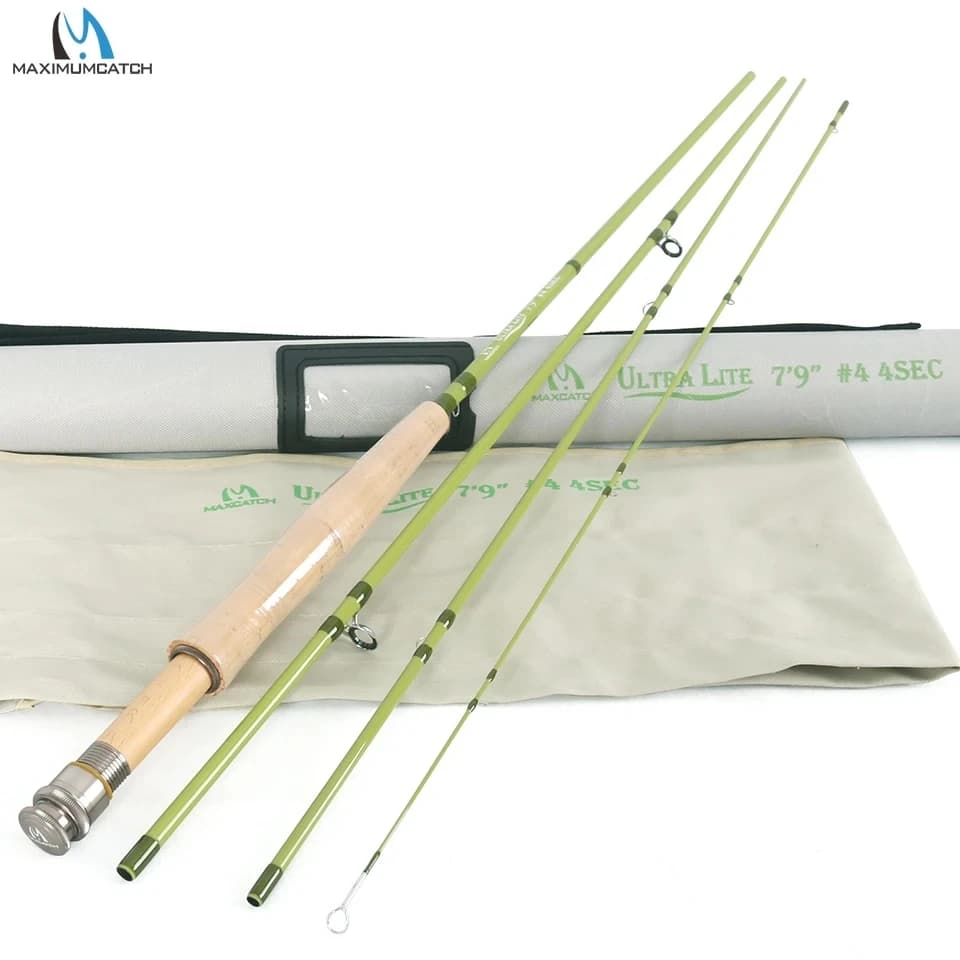 Canne Maximumcatch Ultra Lite 1-4WT 6-7.9ft action medium fast - Parfaite pour les petits ruisseaux et streamers