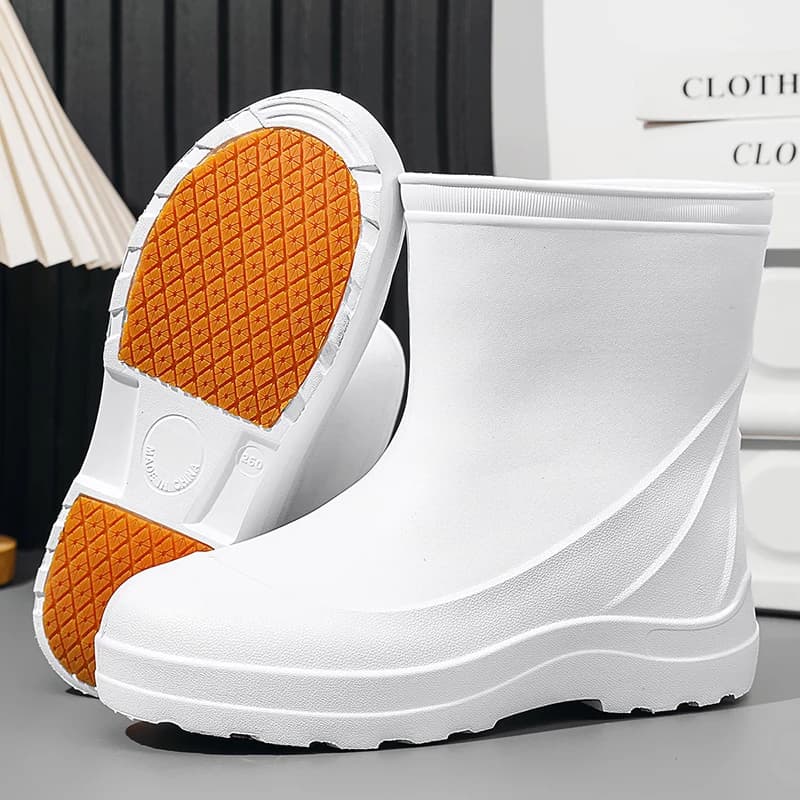 Bottes de pêche imperméables courtes EVA antidérapantes pour pêcheurs professionnels et loisirs