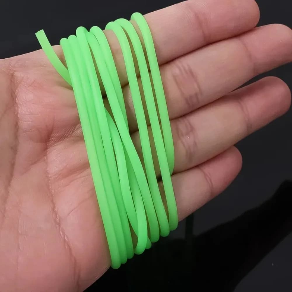 0.8/1/1.5/2mm Luminous Fishing Hose Silicone Anti Rig Tube Tubing Rig Sleeves De