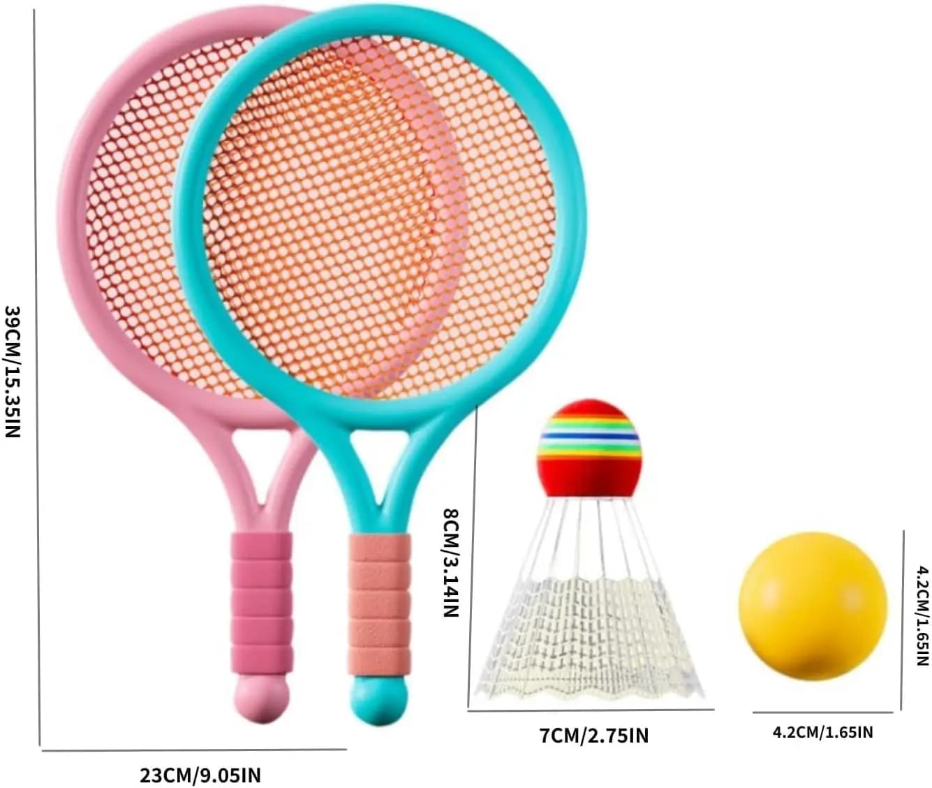 Raquettes badminton portables compétition matériaux durables prise longue durée grip confortable