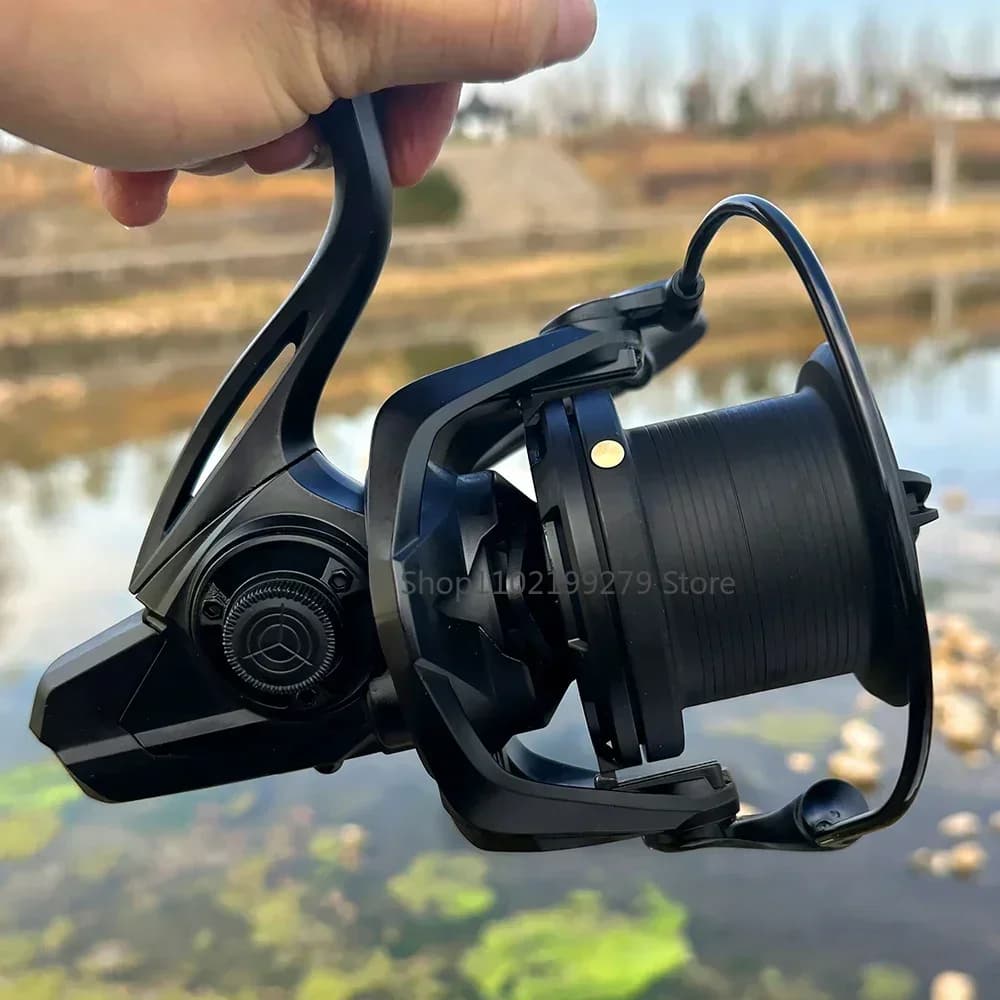 Moulinet de pêche spinning puissant 20KG max drag pour mer et eau douce série 6000 à 14000