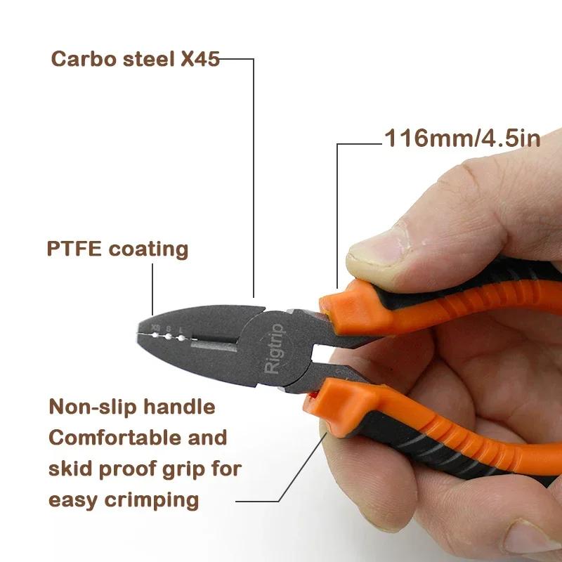 Pince à sertir pour fluorocarbone 0.5-0.7mm - Outil pêche carpe chod rig boom