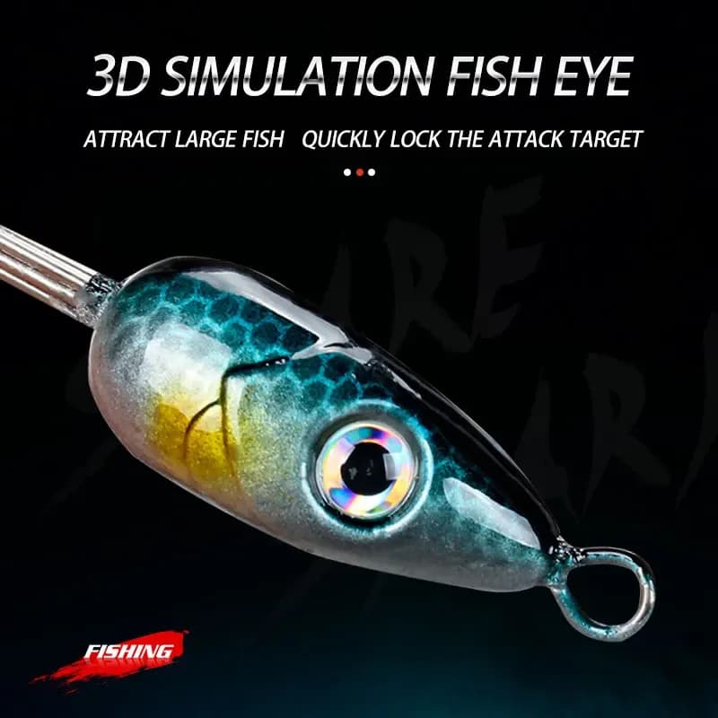 Rig Alabama 5 bras avec 8 lames ultralégères willow blade pour leurres nageurs pêche du bar et mer