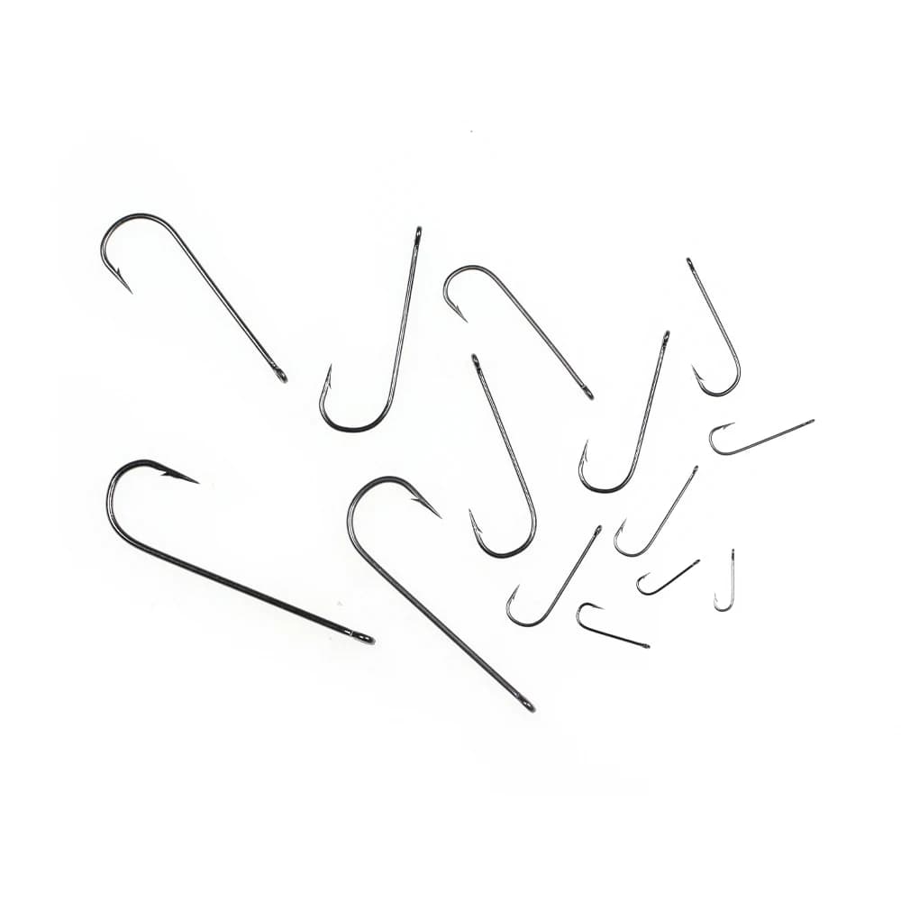 50 hameçons Aberdeen longue tige #16 à 3/0 pour Sabiki Rig et pêche à la mouche