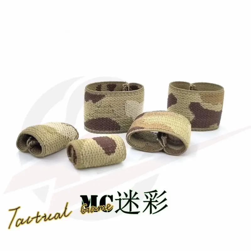 5 fixations élastiques tactiques pour ceinture de pêche - 20MM à 50MM pour équipement de pêche