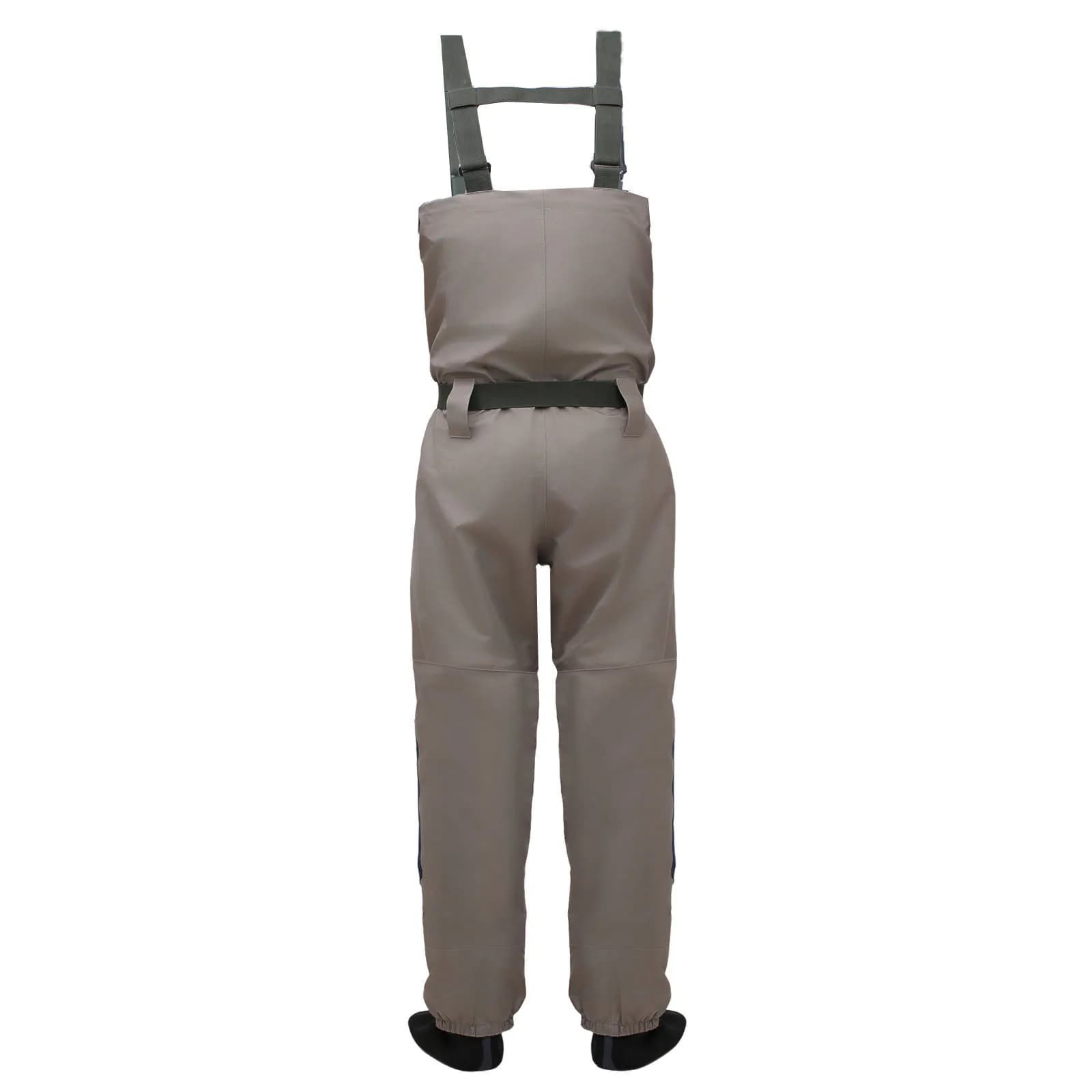 Waders de pêche respirants imperméables - Combinaison thoracique avec pieds intégrés pour pêche en eau vive
