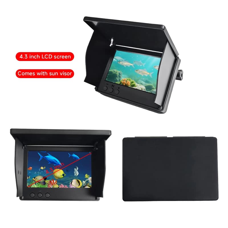 Caméra sous-marine Dodosee 220° pour pêche - Écran LCD 4.3" 1080P avec vision nocturne et détecteur de poissons