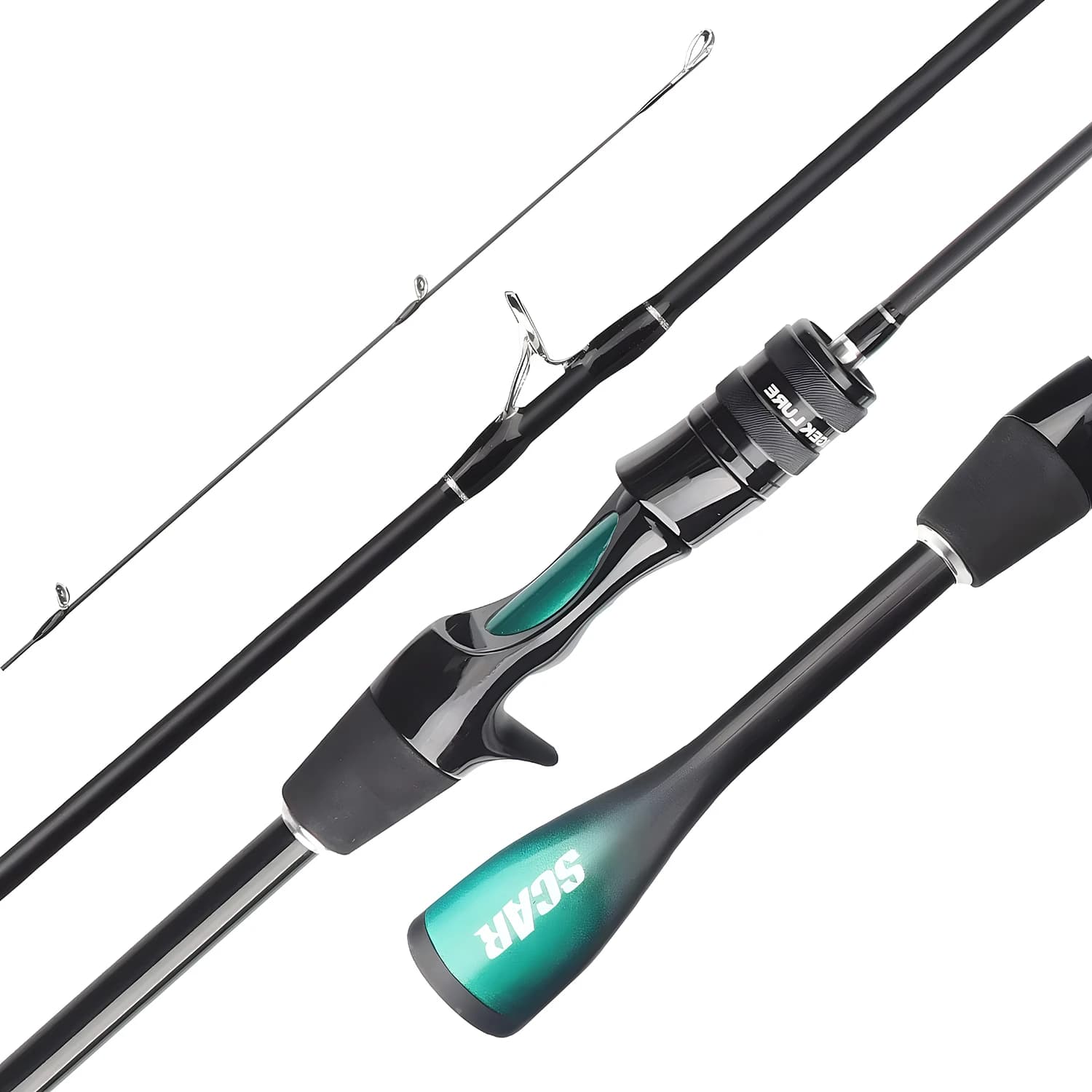 Canne ultra légère carbone 1.68-1.8m pour truite carpe black bass - canne spinning casting petits leurres