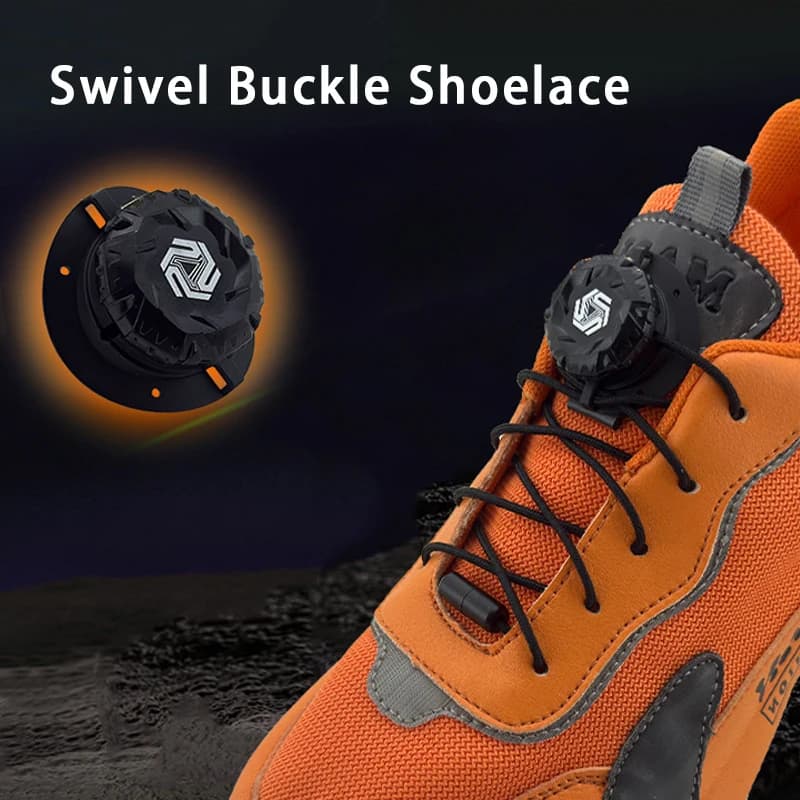 Lacets automatiques sans nœud à boucle pivotante, accessoire chaussures pratique pêche enfants adultes