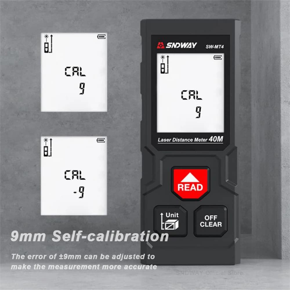 Télémètre laser professionnel SNDWAY SW haute précision mini pour pêche et construction