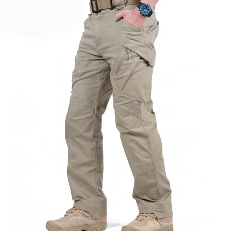 Pantalon cargo tactique 5XL grande taille - Randonnée pêche élastique poches imperméable résistant