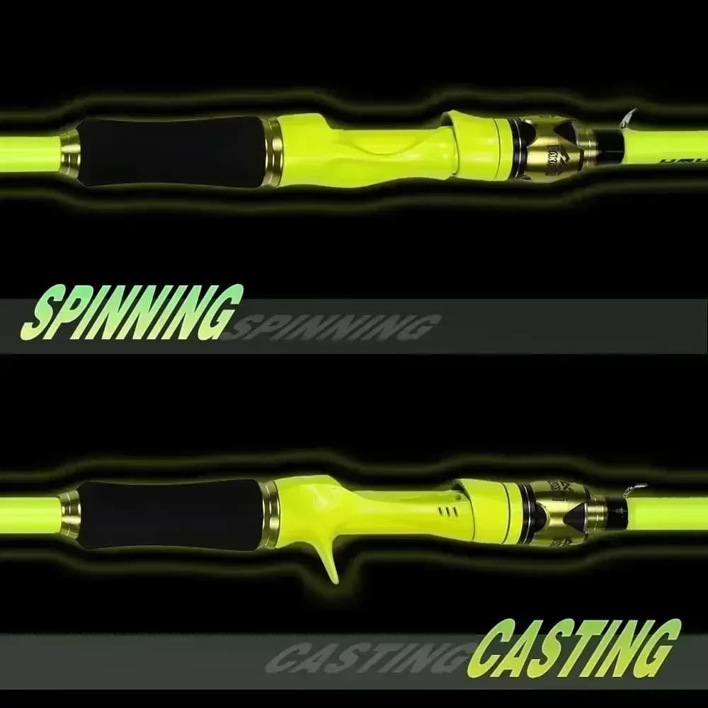 Canne spinning BAKAWA 1.8m/2.1m 4 sections ultra-légère portative feeder - Pêche leurres poignée EVA