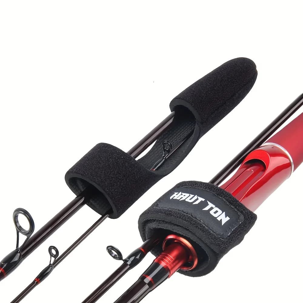 Sangles fixation canne pêche HAUT TON - Attaches velcro cannes casting spinning fly - Ceintures cannes