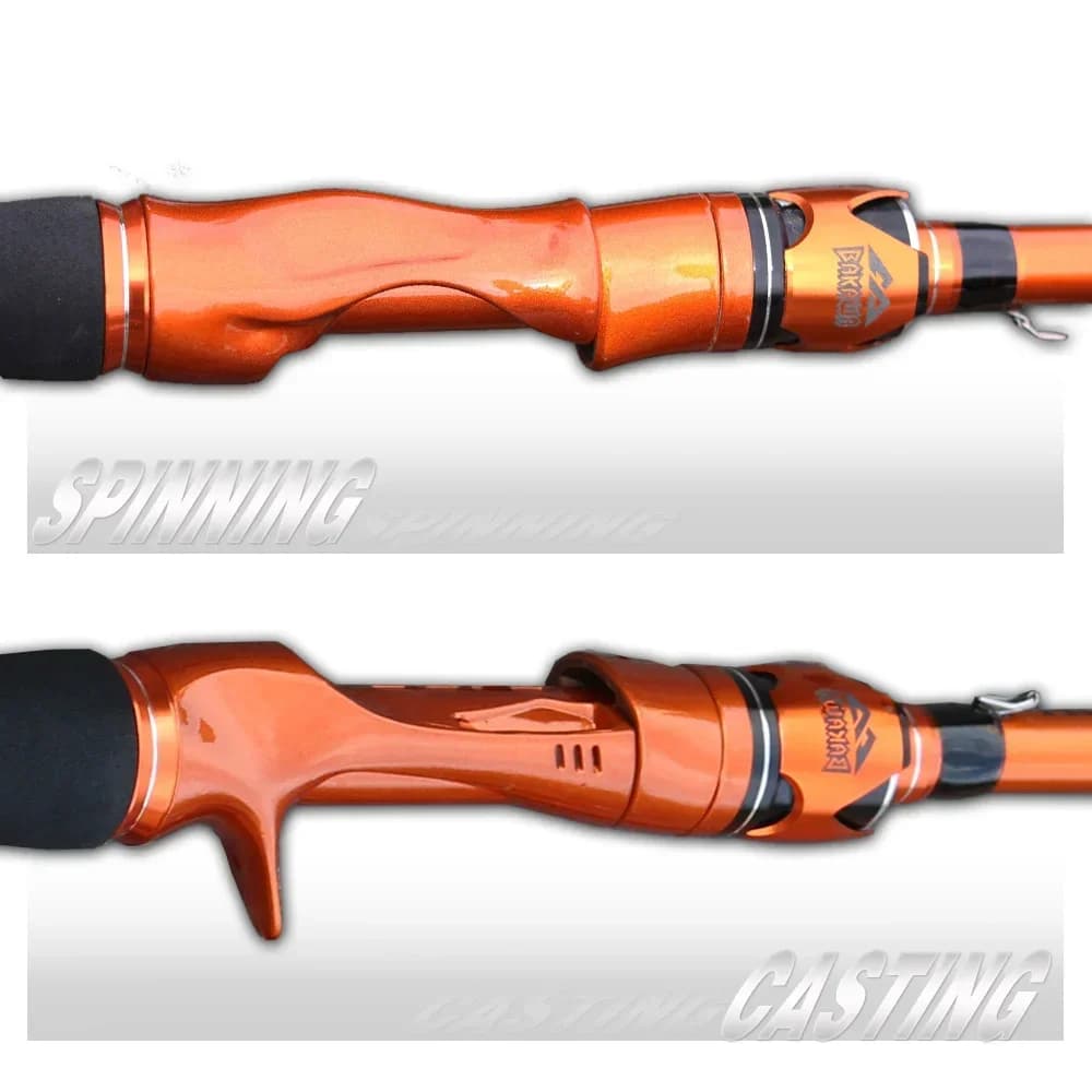 Canne de pêche voyage BAKAWA 4 sections 1.8-2.1m ultralégère - Pêche au leurre portable manche EVA