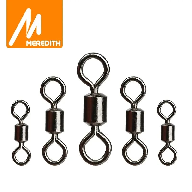 Lot de 50 dévidoirs de pêche MEREDITH à roulement à billes en acier inoxydable solides et durables