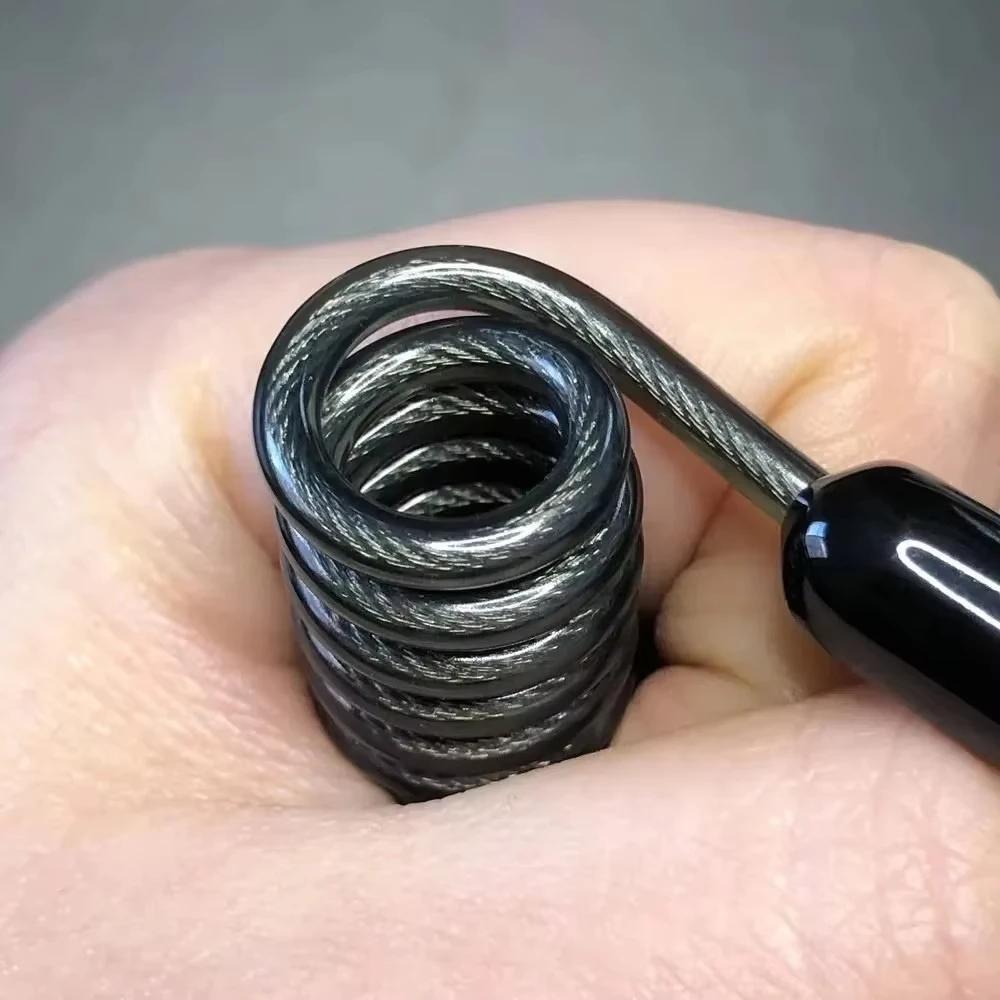Pince anti-perte pour leurres avec cordon et ressort spiralé pour pêche à la ligne