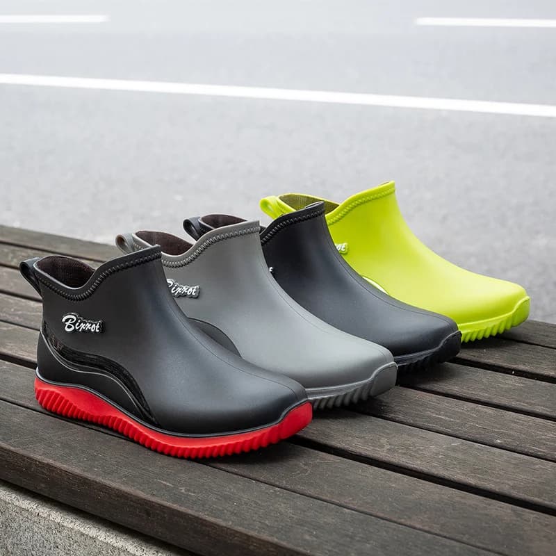 Chaussures aquatiques quatre saisons pour pêche - Bottes démontables en coton imperméable unisexe