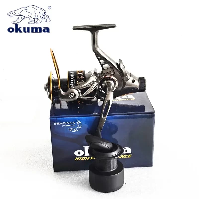 Moulinet OKUMA frein double relâche avant arrière 12KG dragage pour pêche sportive