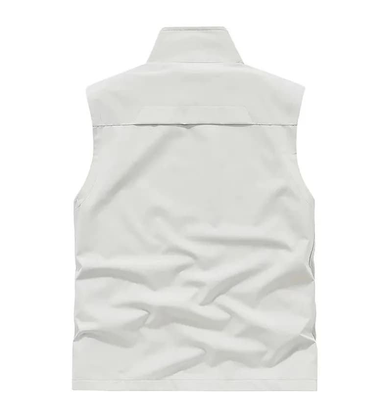 Veste polaire homme sans manches chaude hiver doublure thermique pour sport extérieur et casual
