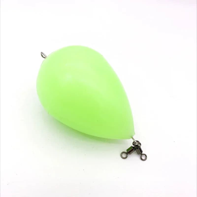 Flotteur œuf lumineux fluorescence pour lancers longue distance aide lanceur appât accessoire pêche