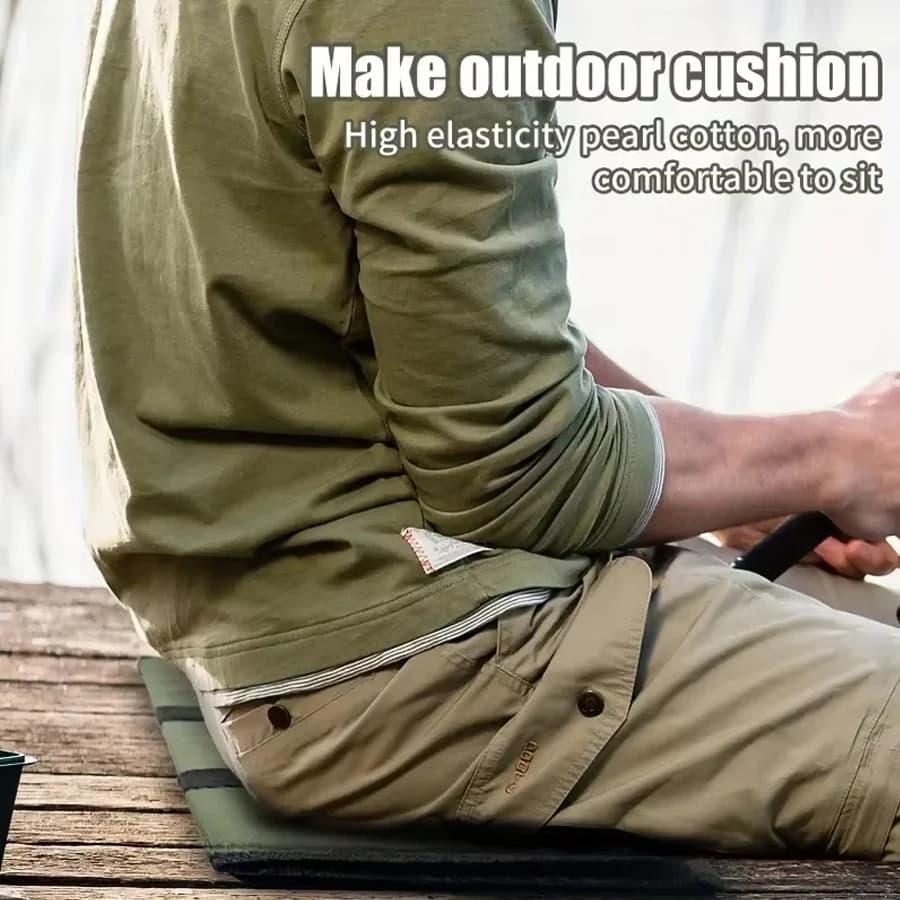Tapis pêche pliable Comfort-Grip durable avec éponge respirante pour décrochage sécurisé des poissons