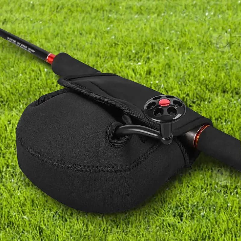 Étui de protection renforcé anti-déchirure pour moulinet pêche - Pochette étanche avec rainures pour stockage