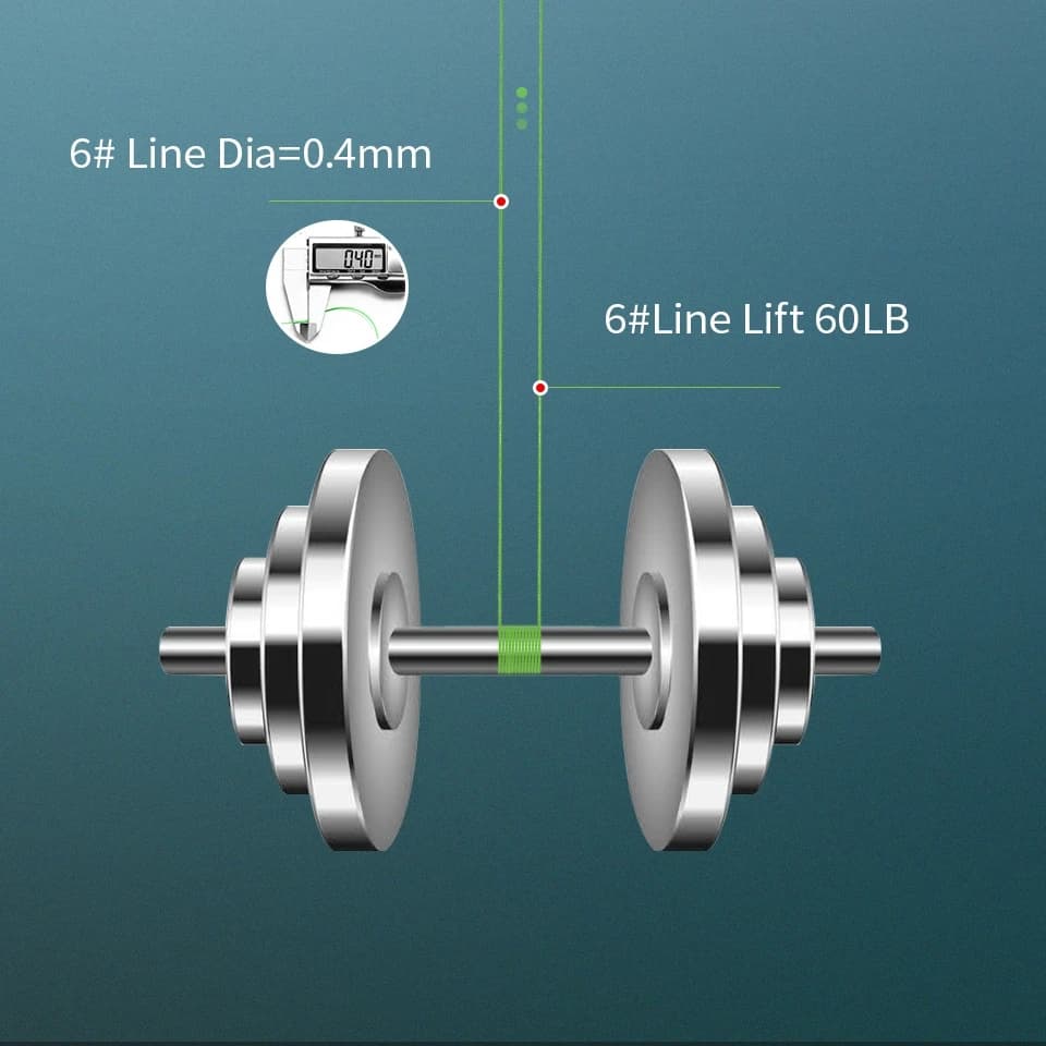 Ligne de pêche tressée japonaise PE multifilament 300m 500m 1000m haute résistance 10-80LB anti-abrasion