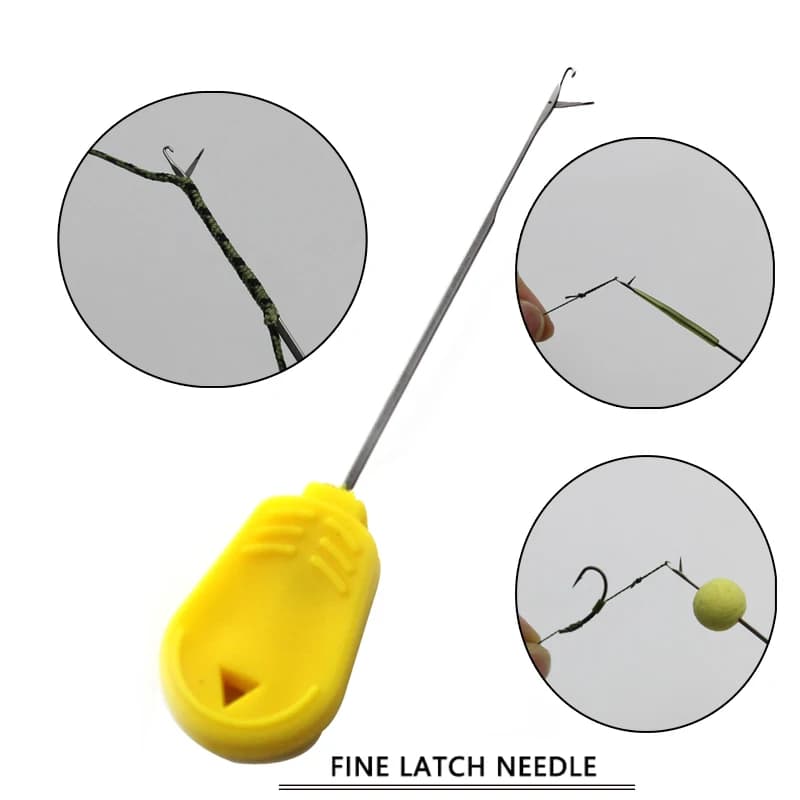Perceuse à bouillettes et aiguille de chargement - Outils pour montages cheveu et préparation d'appâts carpe