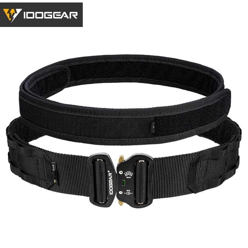 Ceinture tactique 2 pouces IDOGEAR - Boucle rapide MOLLE pour pêche et sports outdoor