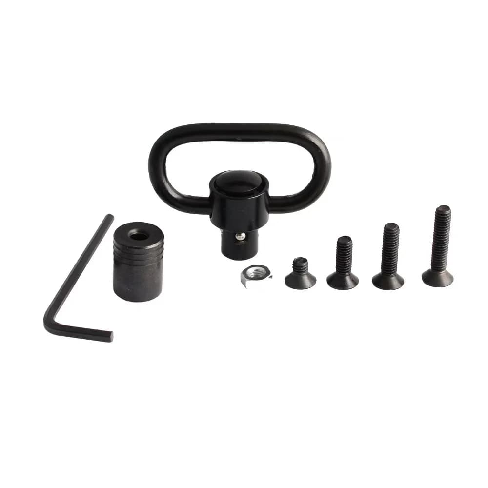 Kit montage rapide détachable 1.25 pouce pour écharpe de pêche fixation rapide équipement outdoor
