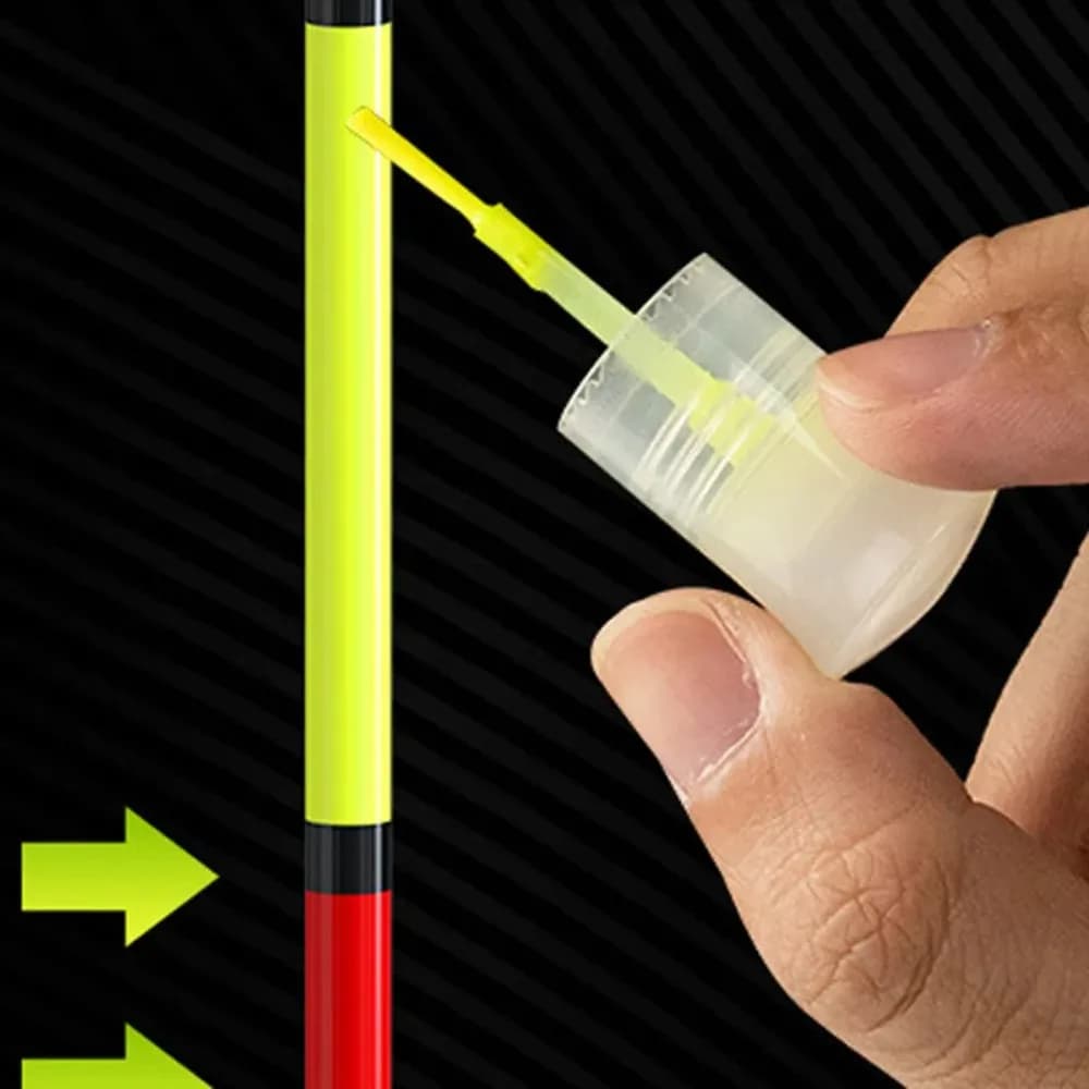 Peinture fluorescente pour flotteurs pêche nuit - Liquide réparation séchage rapide indicateur professionnel