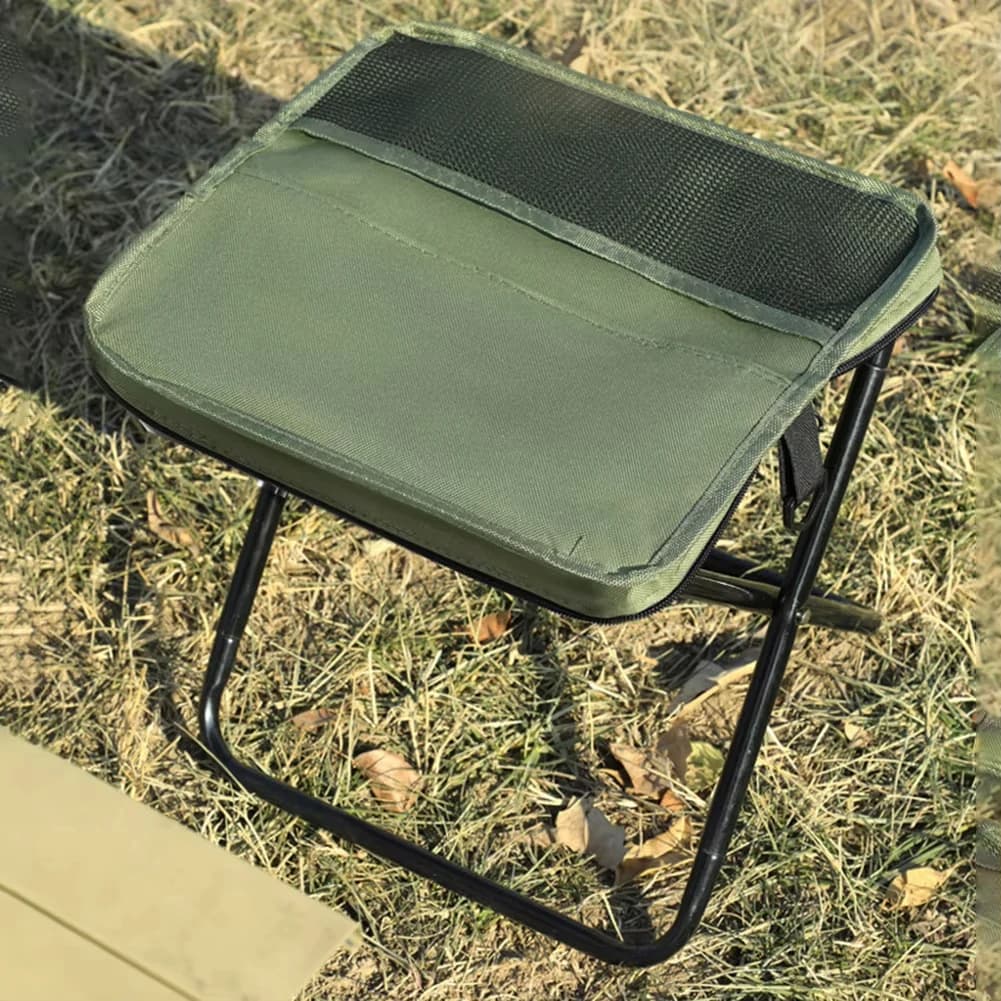 Tabouret pliant pêche et camping - Style sac à dos portable pour randonnée pêche