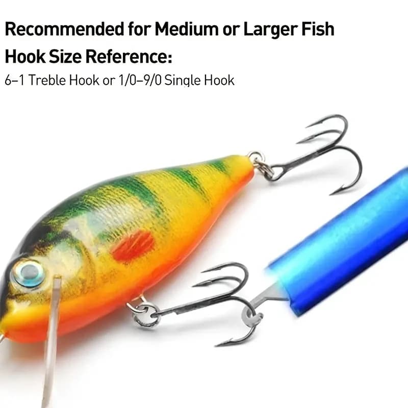 Séparateur hameçons aluminium portable en T pêche décrochage rapide équipement