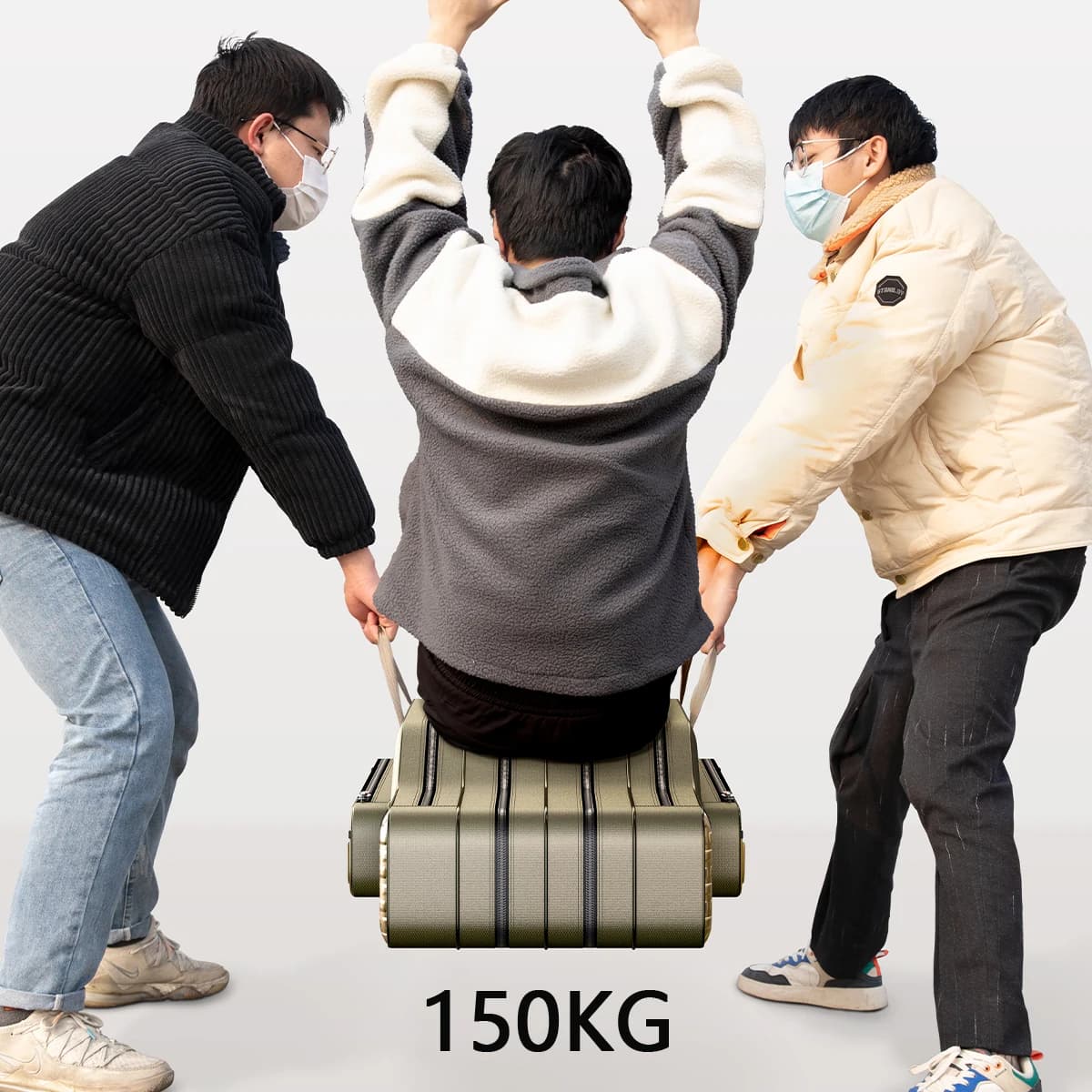 Grand sac de stockage pour cannes pêche 80-130cm - Sac Oxford épais pour équipement pesca homme