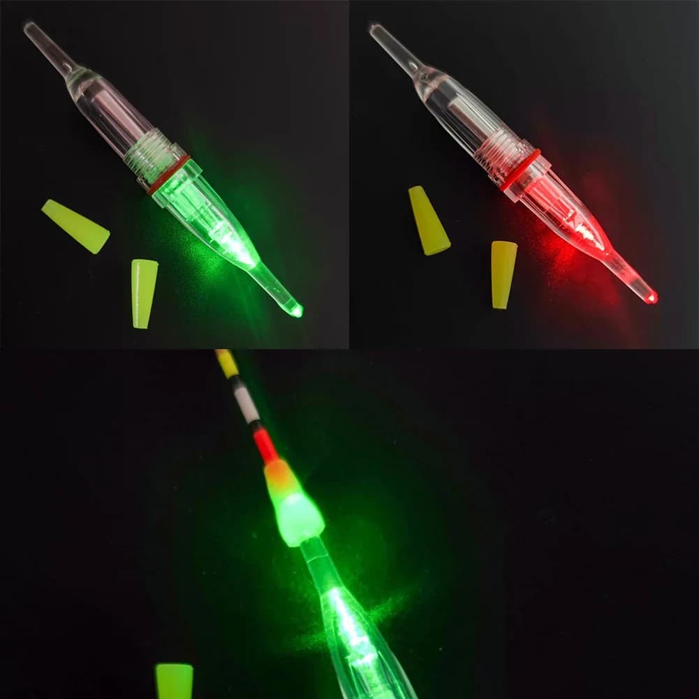 Lampe électronique de pêche nocturne étanche 72mm - Bâton lumineux attirant les poissons sous-marin accessoires