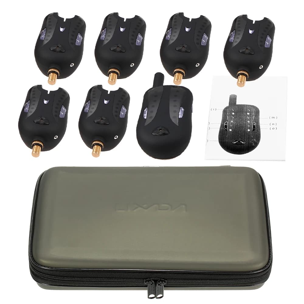 Kit d'alarme de touche sans fil numérique Lixada avec récepteur et alertes sonores LED